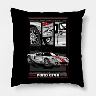 American GT40 Car Pillow