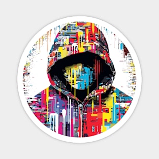 Hacker Game Urbain City Life Mistery Shadow Abstract Magnet