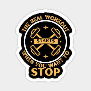 THE REAL WORKOUT 3 Magnet