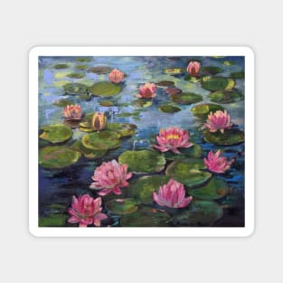 Water lilies Magnet