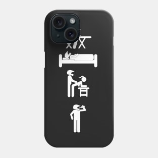 Eat Sleep Fuck Drink Dirt Bike Motocross Humor Phone Case