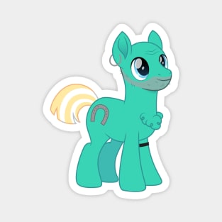 Black Pete pony Magnet