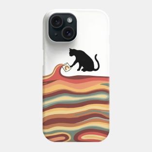 Rainbow cat 1 milk drop Phone Case