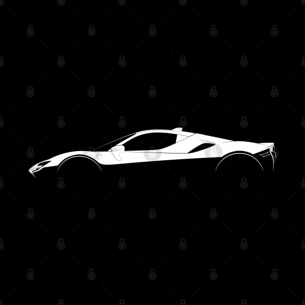 Ferrari SF90 Stradale Silhouette by Car-Silhouettes