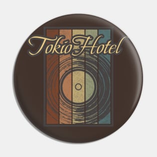 Tokio Hotel Vynil Silhouette Pin