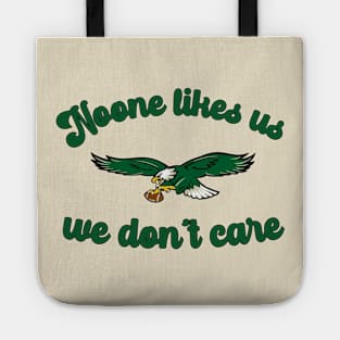 Philadelphia Eagles "Noone Likes Us" Green Philly Sports Tote