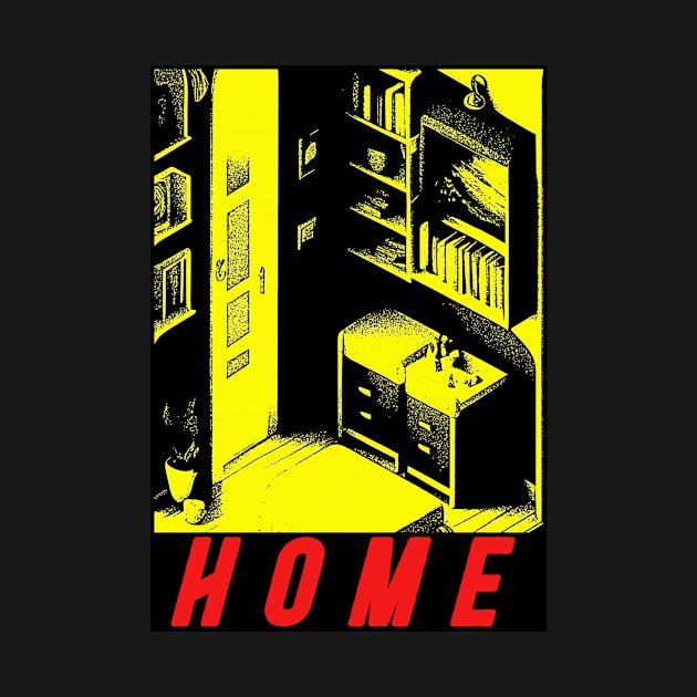 Home by yellowed