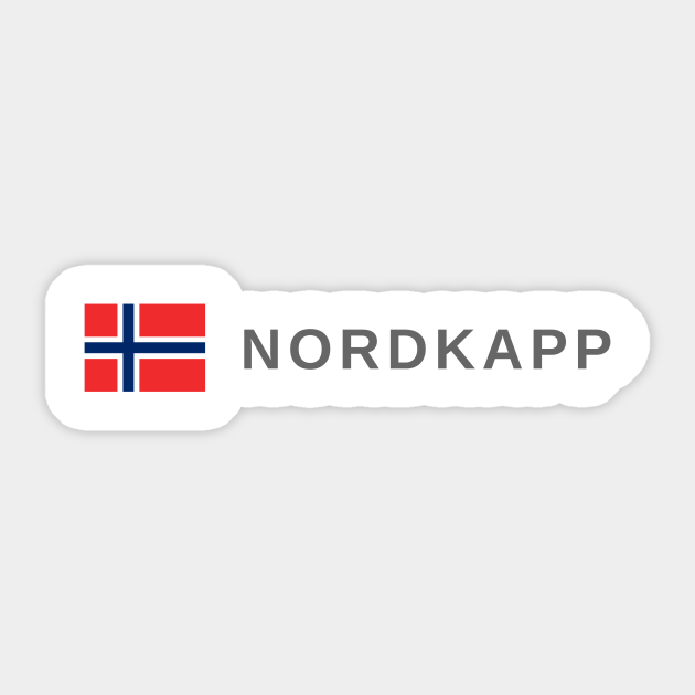 Nordkapp | Northcape Norway - Nordkapp - Sticker | TeePublic