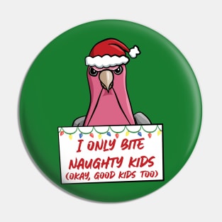 Only Bite Naughty Kids Galah Cockatoo Pin