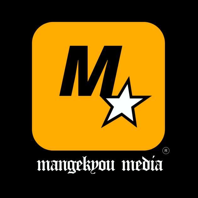 Mangekyou media yellow logo by Mangekyou Media