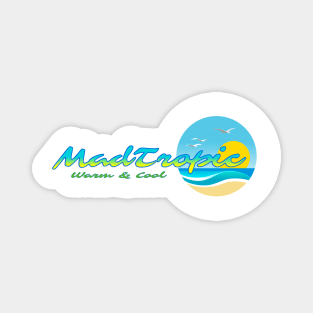 offset beach logo Magnet