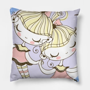 Zodiac Gemini Cute Kid Design Horoscope Gift Pillow