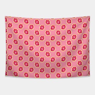 Pink Grapefruit Pattern Tapestry