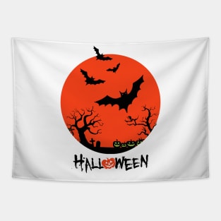 Halloween tee design birthday gift graphic Tapestry