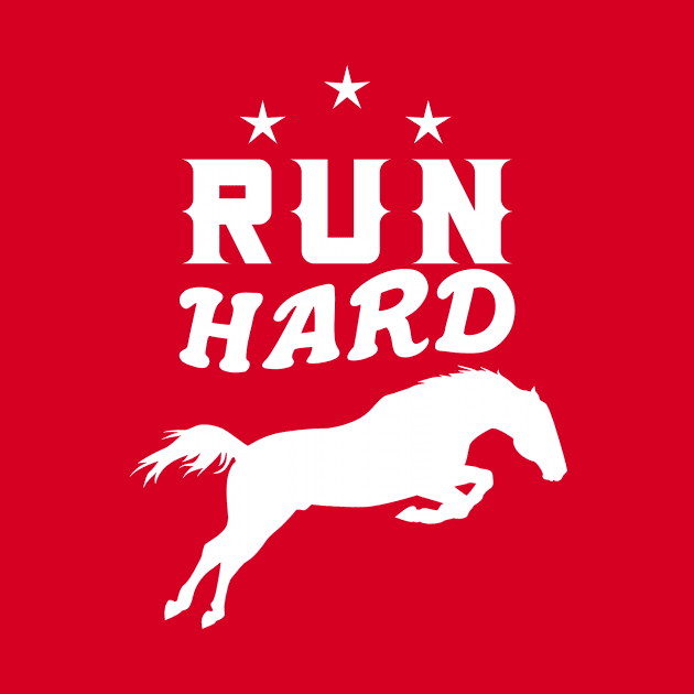 T SHRIT HORSE (RUN HARD) by Diky