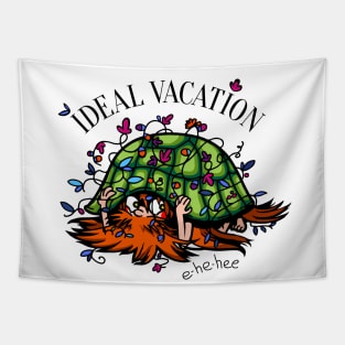 Ideal vacation Tapestry
