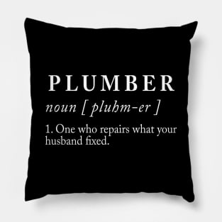 Plumber Definition Pillow