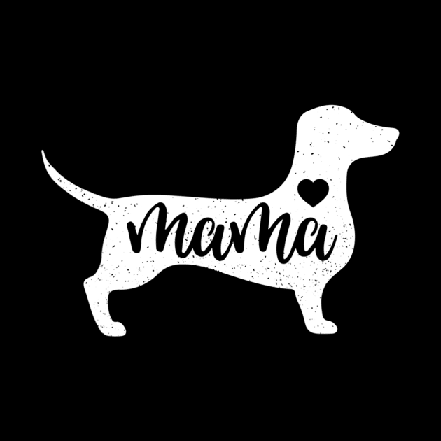 Dachshund Mama Love Heart by Xamgi