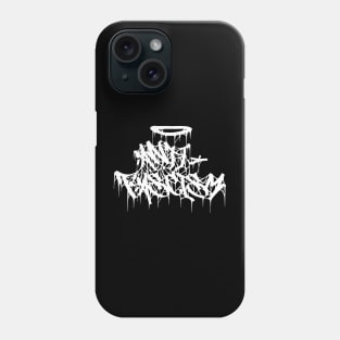 Anti Fascism White Logo Phone Case