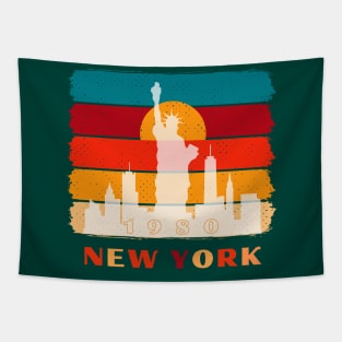 80's NewYork retro city Tapestry