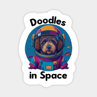 Doodles in Space, Funny Sci-Fi Shirt Magnet