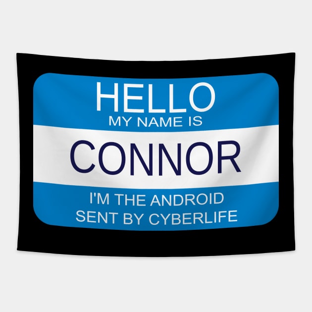 Connor, the Android sent by CyberLife Tapestry by Maeden