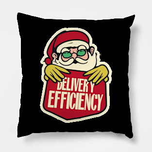 Santa’s delivery efficiency Pillow