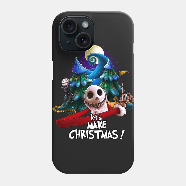 Let's Make Christmas ! Phone Case by BER