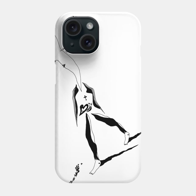 Lonely shy boy walking Phone Case by FranciscoCapelo