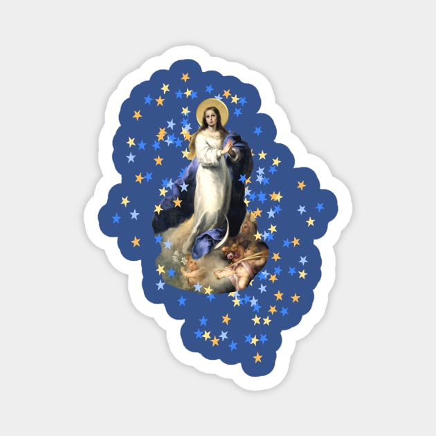 Immaculate Conception Assumption Virgin Mary Nicaragua Esteban Magnet by hispanicworld