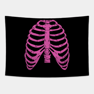 Pink ribs Tapestry