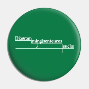 Diagramming Sentences Sucks Pin