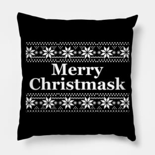 Christmas Merry Christmask Face Mask Pillow