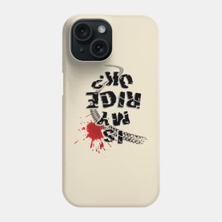 Is my ride ok? (black text) Phone Case