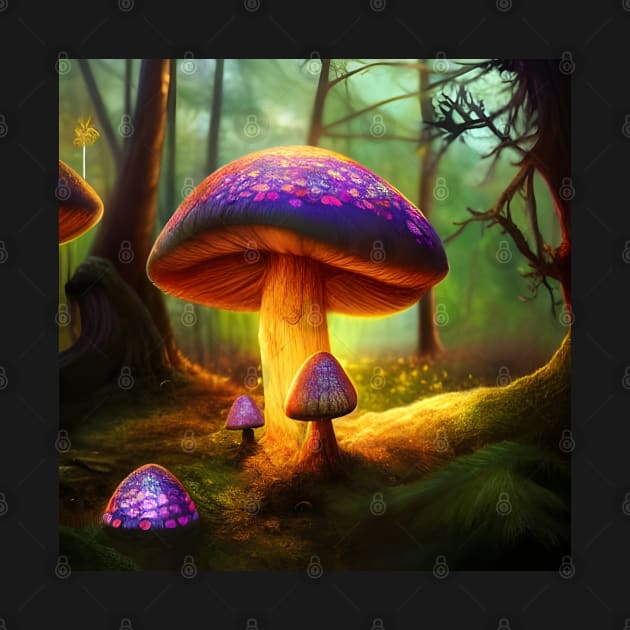 Fungi Tales (1) - Fairy Magic Mushrooms by TheThirdEye