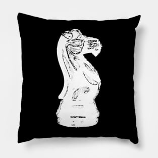 Chess knight design Pillow