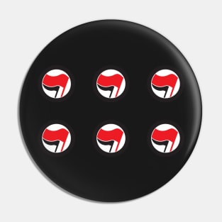 Antifa Logo x6 Pack Pin