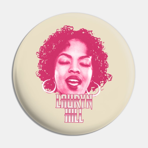 Retro Lauryn Hill Red Pin by Skate Merch