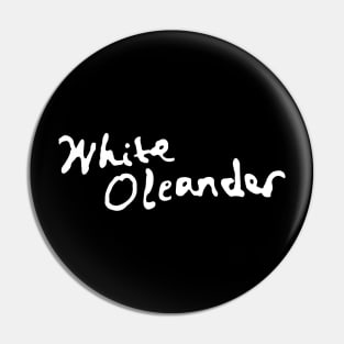 White Oleander Pin