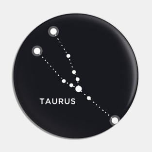 Taurus Zodiac Constellation Sign Pin