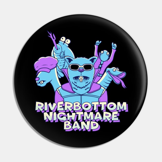 Riverbottom Nightmare Band Pin by asterami