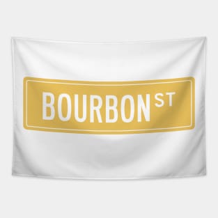 Bourbon st yellow Tapestry