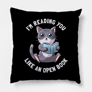 I'm Reading You Like An Open Book by Tobe Fonseca Pillow