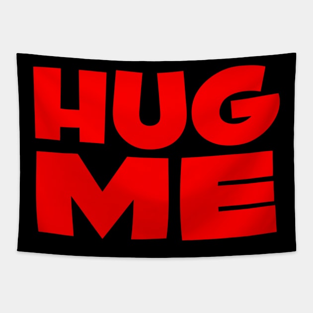 hug me Tapestry by Huggy Mauve