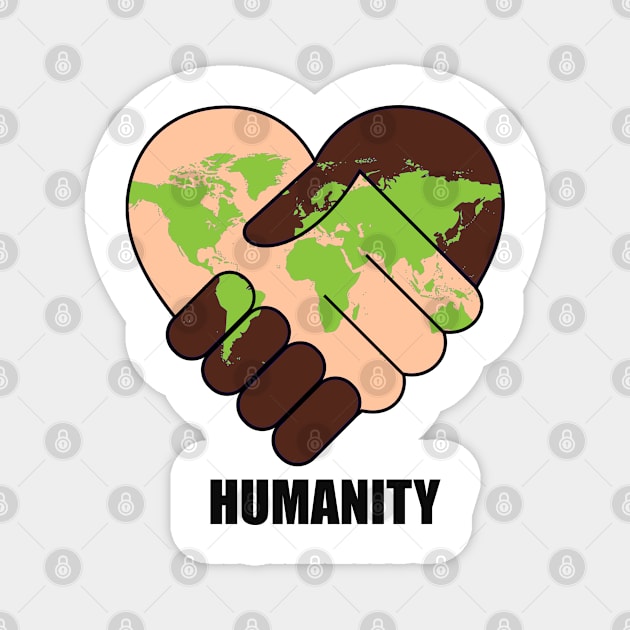 Humanity Magnet by emyzingdesignz