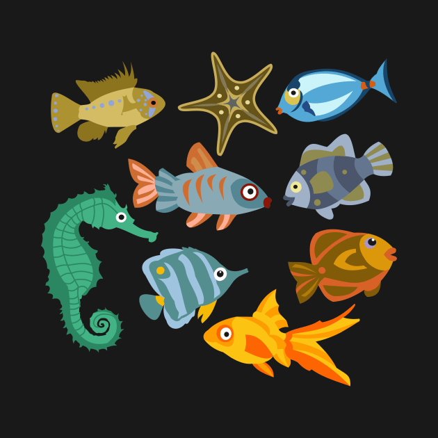 Tropical Fish by evisionarts