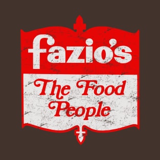 Distressed Fazio's, The Food People T-Shirt