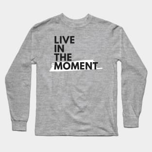 Tshirt Live In The Moment - Regata Com Punho