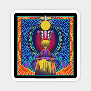 SUN RA - Psychedelic Design Magnet