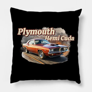 Plymouth Hemi Cuda Pillow